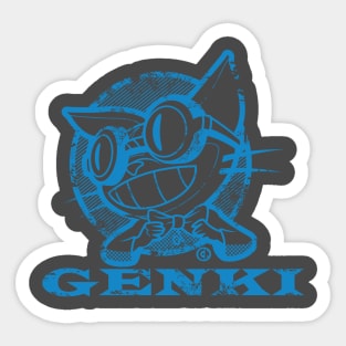 Just Genki! blue Sticker